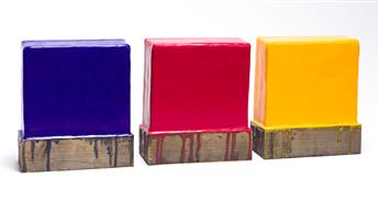 JOHANNES GIRARDONI Drip Box Triptych (Primary).